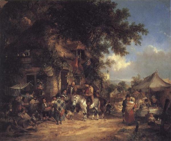 William Shayer The Village Festival oil painting picture